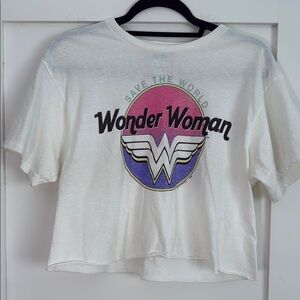 Junk Food Clothing White Crop Tee Short Sleeve Graphic